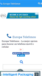 Mobile Screenshot of europatelefonos.com